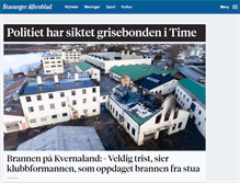 Tablet Screenshot of aftenbladet.no